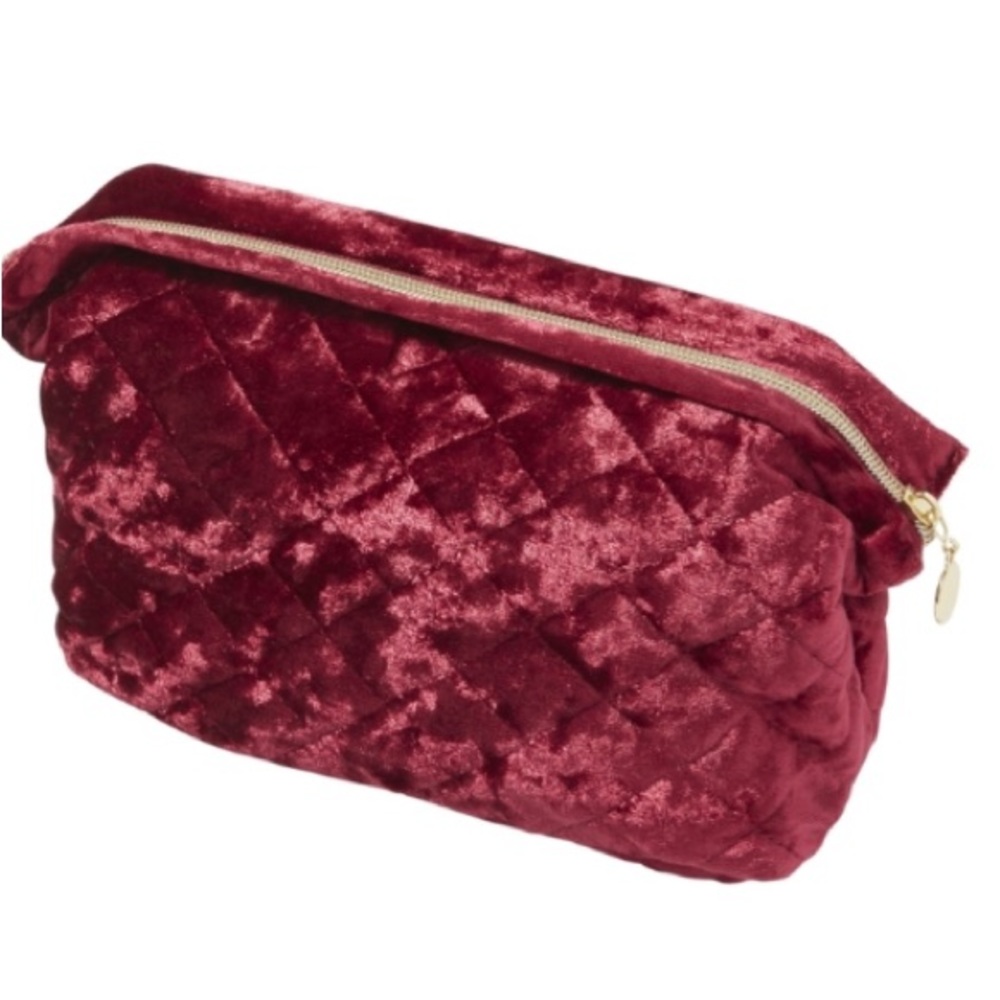 Ulta Beauty Red Quilted Makeup Bag NWT